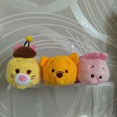 くまのプーさん ツムツム ぬいぐるみ　3個