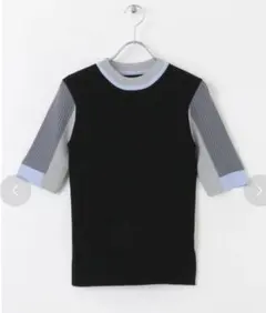 センスオブプレイスバイアーバンリサーチ　カラーブロッキングコンパクトセーター