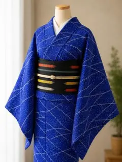 お買得】着物と帯セット 普段着コーデ 小紋 単衣 京袋帯 着丈159