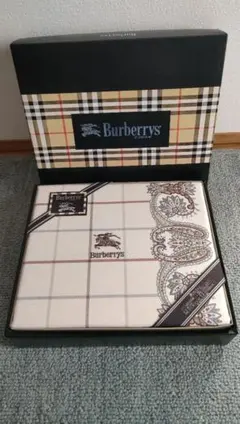 バーバリー　綿フラノシーツ　2枚組