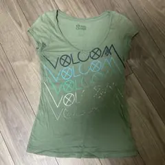 VOLCOM オリーブグリーン Tシャツ S