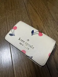kate spade チェリー柄 キーケース
