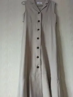 AZUL by Moussy ノースリーブロングワンピース