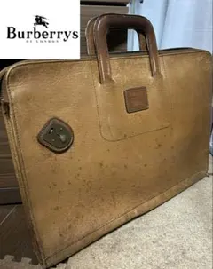 《Burberrys》オールドバーバリー レザー ビジネスバッグ ヴィンテージのサムネイル