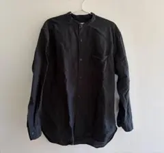 UNIQLO スタンドカラー リネンシャツ M