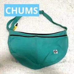 【CHUMS】　チャムス　斜めがけ　ショルダー　バナナ型　緑　グリーン　かわいいのサムネイル