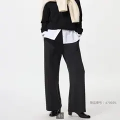UNIQLO ウォームフリースストレートパンツ