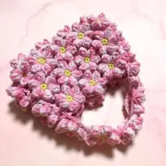 ハンドメイド　花モチーフミニミニバッグ④