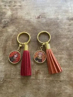 呪術廻戦  トレーディングタッセル付きメタルチャーム　2点セット