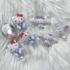 ふわふわフロッキーマスコット【ポチャッコ1/ハローキティ3/シナモン3】