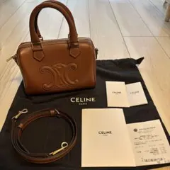 CELINE スモール ボストン / スムースカーフスキン - メルカリ