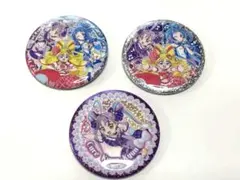 プリキュア　缶バッジ3個セット