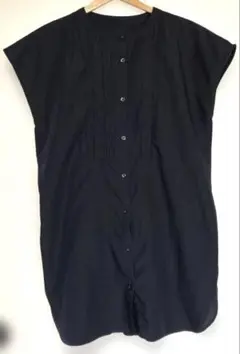 【Lサイズ】グローブ　ロングブラウス　チュニック　黒