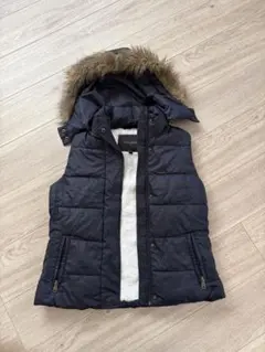 バナナリパブリック ダウンベスト ネイビー