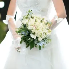 ウェディング　グローブ　リボン