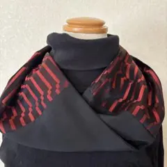 着物リメイク ねじりスヌード(一重巻き)