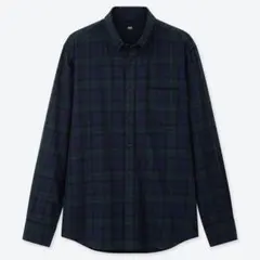 新品 UNIQLO フランネルチェックシャツ M