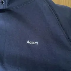 Adsum ネイビー フード付きパーカー カナダ製