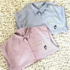 アースミュージック＆エコロジー チップ&デール　ストライプシャツ ディズニー