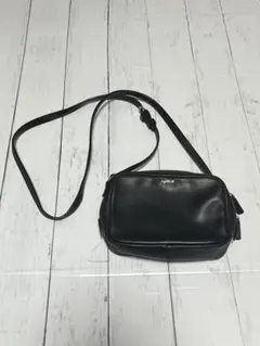 アニエスベー ショルダーバッグ レザー ネイビー カメラバッグ - メルカリ