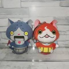 妖怪ウォッチ　クリーナーつきマスコット　ぬいぐるみ　ロボニャン　ジバニャン