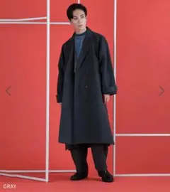 NO ID.　ダブルブレストBIGロングコート　ノーアイディー