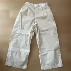 UNIQLO ガールズ　タックワイドパンツ　130cm