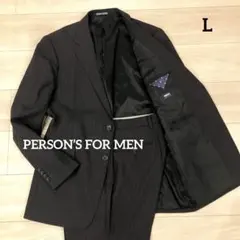 美品✨パーソンズフォーメン スーツ セットアップ ストライプ L
