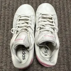 adidas スニーカー ホワイト ピンク