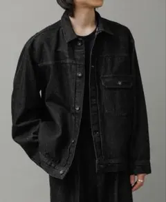 Schott〉デニム レザーコンビ Gジャン 