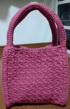 ハンドメイド☆サブトートバッグ☆かぎ針編み