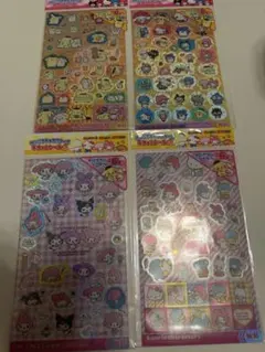 サンリオキャラクターズ　 ホログラムシール　 4枚セット