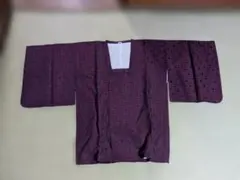 【モダン幾何学柄】着物リメイク素材 銘仙風 亀甲文様 アンティーク生地