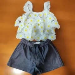 女の子用セパレート水着セット