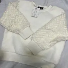 COMME CA ISM トレーナー 120A ホワイト