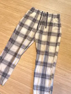 メンズ チェック柄パンツ