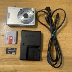 H2114】 SONY Cyber-shot DSC-W35 シルバー ソニー - メルカリ