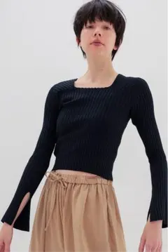 DRESSLAVE w rib 2way short pull ホワイトのサムネイル