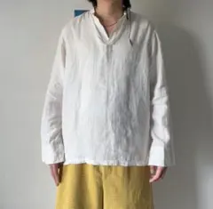 homies京都 オリジナル フレンチリネン ヘンリーネックTシャツ - メルカリ