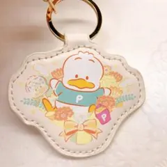 サンリオ　はぴだんぷい　5周年記念　あひるのペックル　ストラップ　キーホルダー