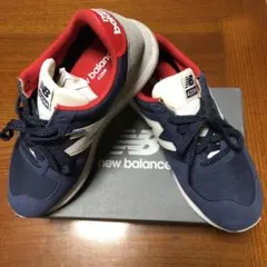 New Balance 420M ネイビー/レッド スニーカー