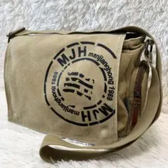 未使用級 MANJIANGHONG 満江紅 帆布 キャンバス ショルダーバッグ