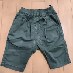 120サイズ オリーブグリーン ハーフパンツ