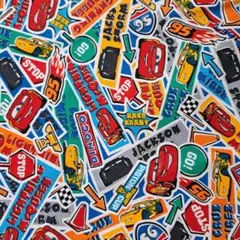 133 カーズ ピクサー ディズニー オックス 生地 ハギレ 入園入学