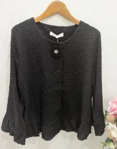 新商品　スーパービューティー　ワッフルレース 2026年春夏ジャケット黒44XL