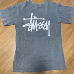 Stussy Tシャツ グレー バックプリント