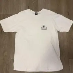 Stussy クラウンロゴ Tシャツ ホワイト　L