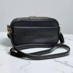 ✨美品✨LASIEM ラシエム お財布機能付きショルダーバッグ BLKのサムネイル