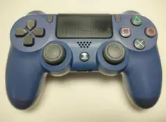 【動作良好】PS4コントローラー ミッドナイトブルー 90