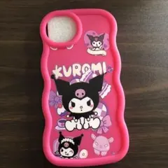 クロミちゃんシリコンiPhoneケース iPhone15プラス